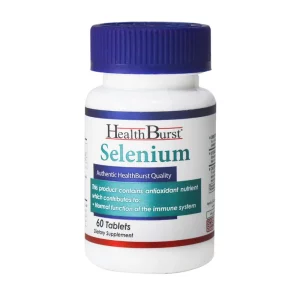 Health Burst Selenium Tablets (Pack of 60)